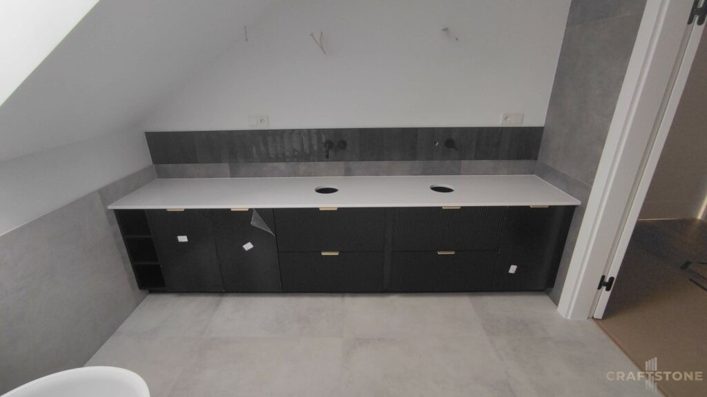 Konglomerat kwarcowy Technistone Crystal Absolute White