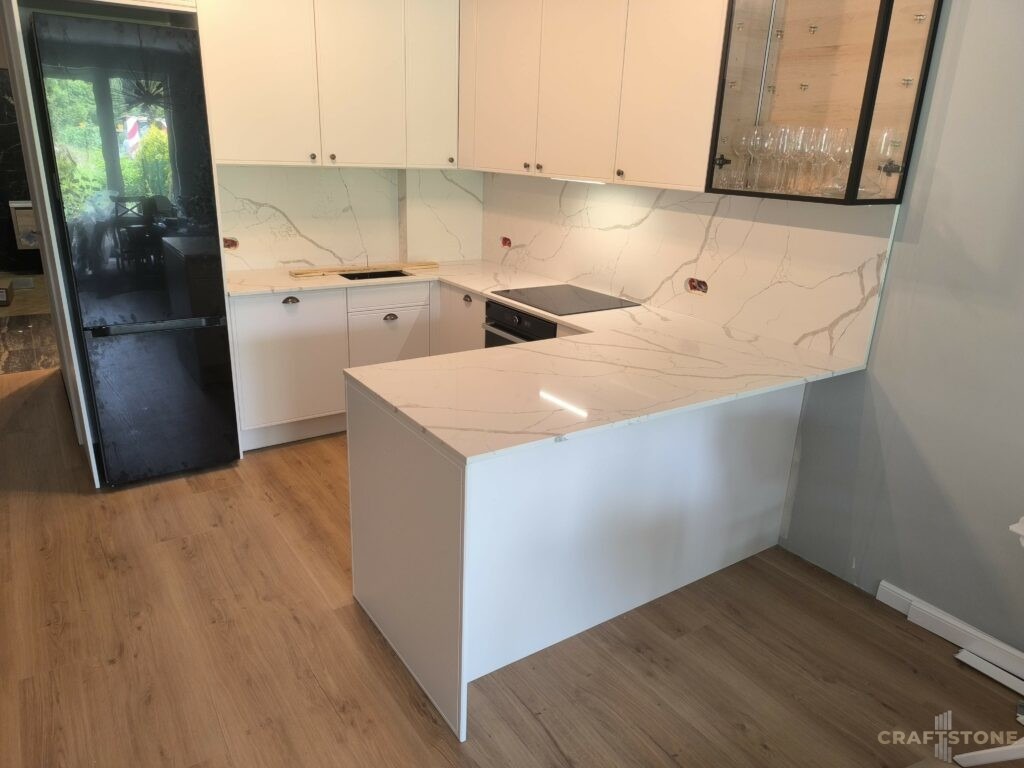 Konglomerat kwarcowy Technistone Calacatta Silva