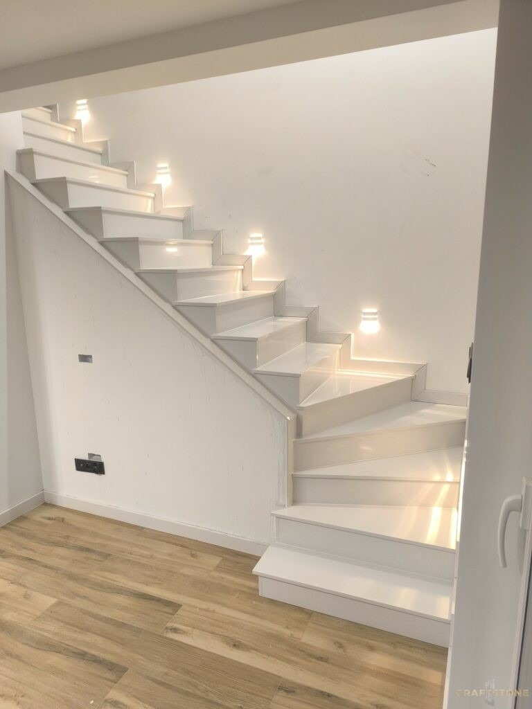 Konglomerat kwarcowy Crystal Polar White