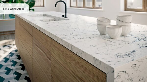 5143 White Attica [Caesarstone] - obrazek 3