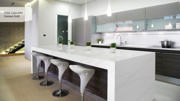7550 Calacatta Cannes Gold [Avant Quartz] - obrazek 7