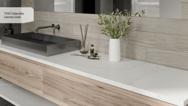 7550 Calacatta Cannes Gold [Avant Quartz] - obrazek 6