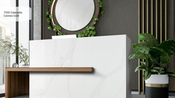 7550 Calacatta Cannes Gold [Avant Quartz] - obrazek 5