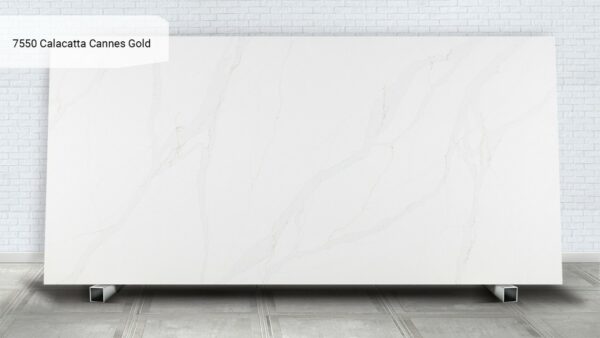 7550 Calacatta Cannes Gold [Avant Quartz] - obrazek 2