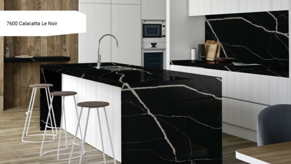 7600 Calacatta Le Noir [Avant Quartz] - obrazek 4