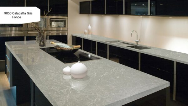 9050 Calacatta Gris Fonce [Avant Quartz] - obrazek 3